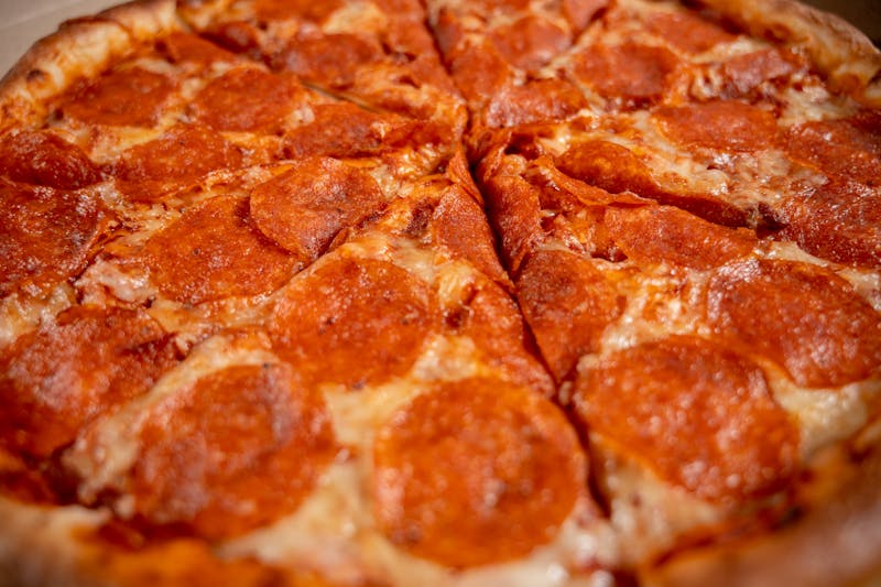 Pepperoni pizza classic style